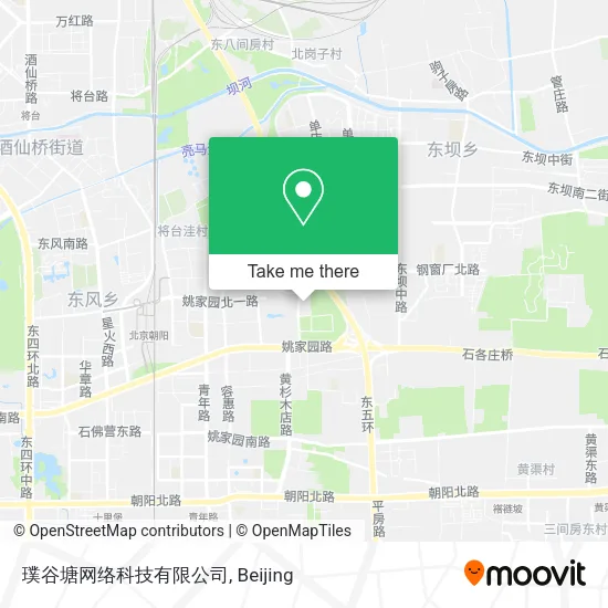 璞谷塘网络科技有限公司 map