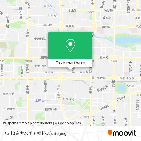 街电(东方名剪五棵松店) map