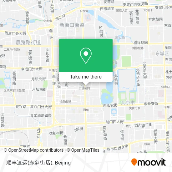 顺丰速运(东斜街店) map