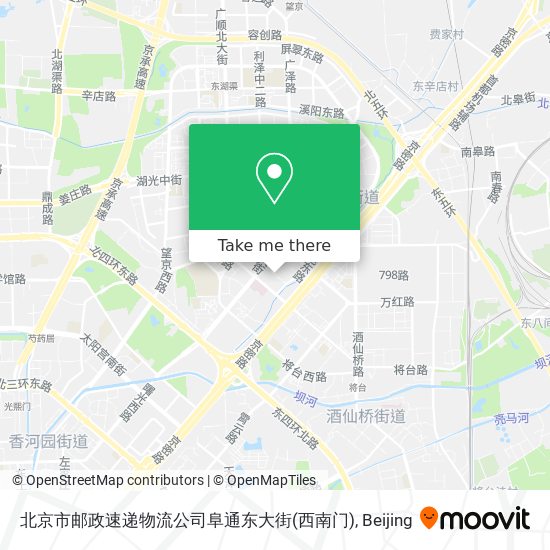 北京市邮政速递物流公司阜通东大街(西南门) map