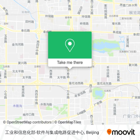 工业和信息化部-软件与集成电路促进中心 map