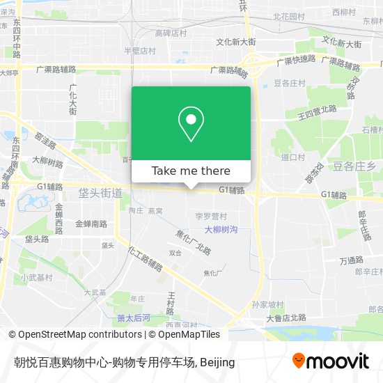 朝悦百惠购物中心-购物专用停车场 map