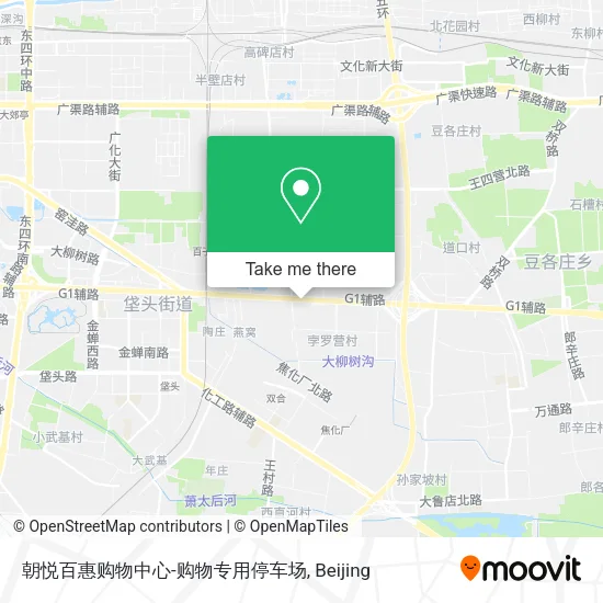 朝悦百惠购物中心-购物专用停车场 map