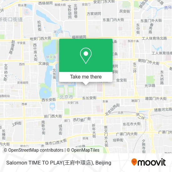 Salomon TIME TO PLAY(王府中環店) map