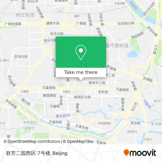 群芳二园西区-7号楼 map