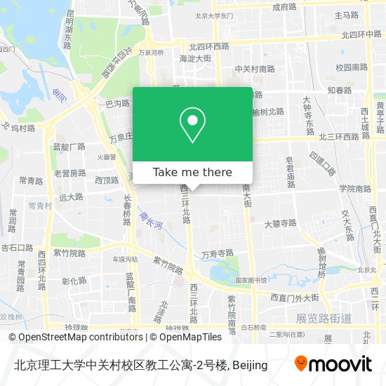 北京理工大学中关村校区教工公寓-2号楼 map