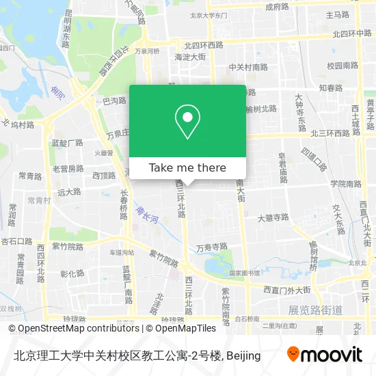 北京理工大学中关村校区教工公寓-2号楼 map
