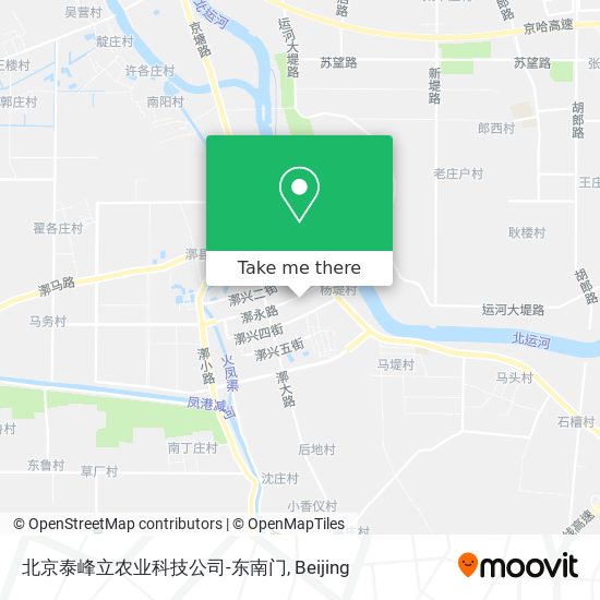 北京泰峰立农业科技公司-东南门 map