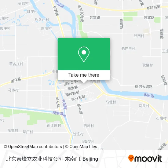 北京泰峰立农业科技公司-东南门 map