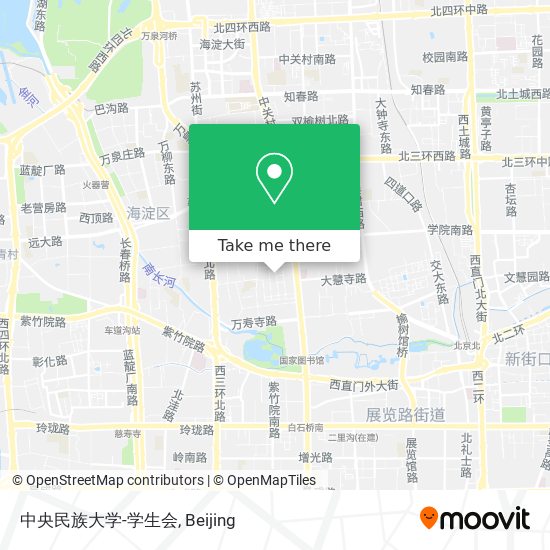 中央民族大学-学生会 map