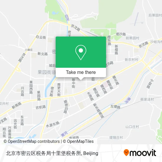 北京市密云区税务局十里堡税务所 map