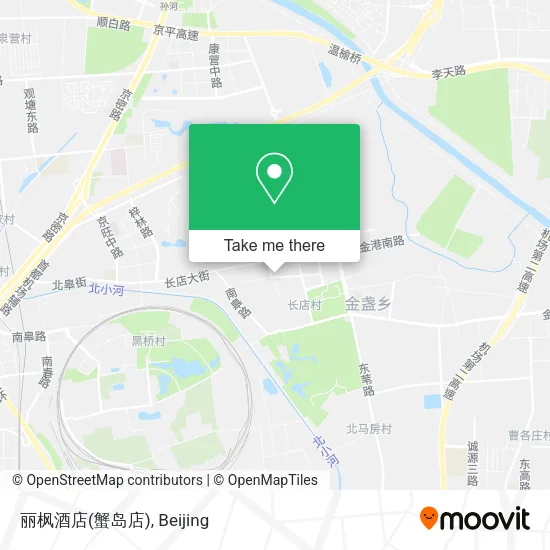 丽枫酒店(蟹岛店) map