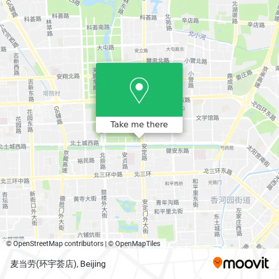 麦当劳(环宇荟店) map