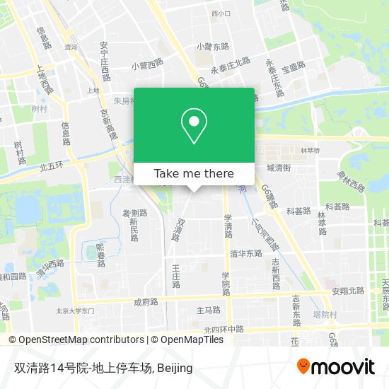 双清路14号院-地上停车场 map