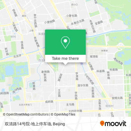 双清路14号院-地上停车场 map