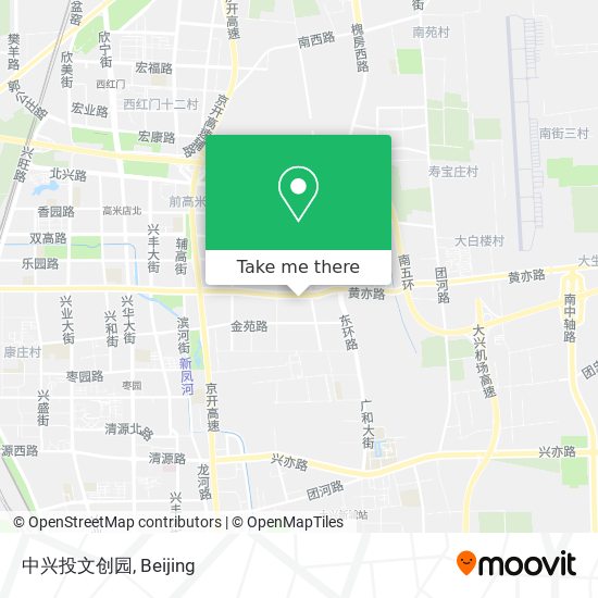 中兴投文创园 map