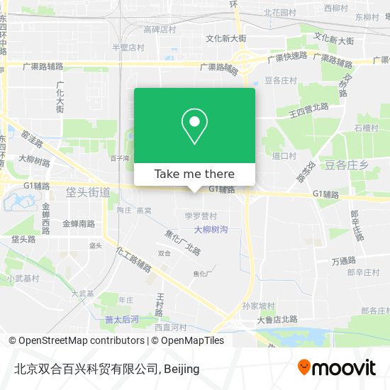 北京双合百兴科贸有限公司 map