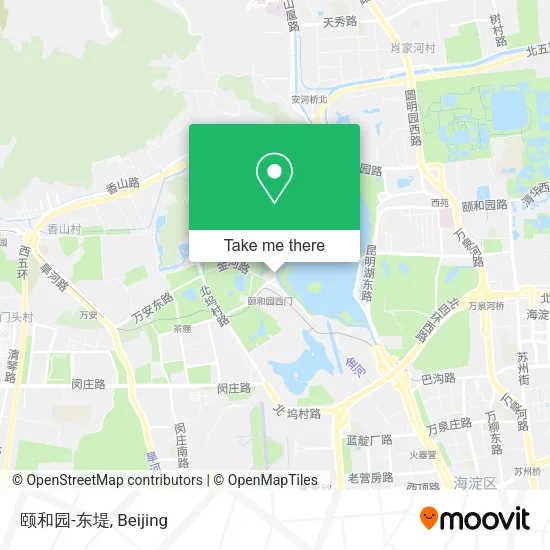 颐和园-东堤 map