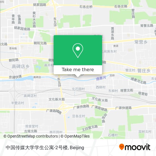 中国传媒大学学生公寓-2号楼 map