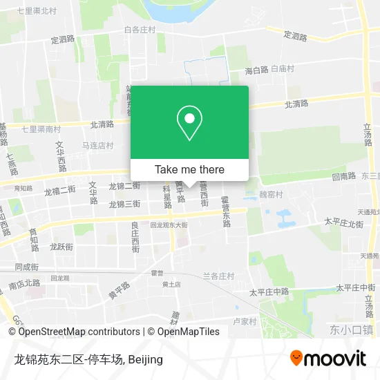 龙锦苑东二区-停车场 map