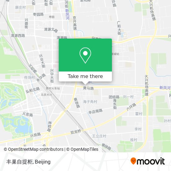 丰巢自提柜 map
