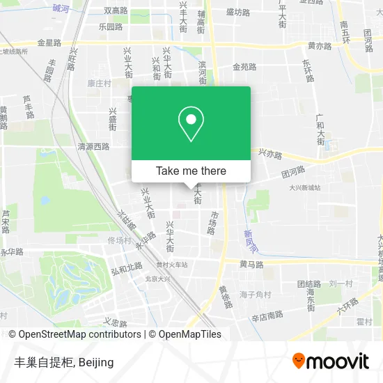 丰巢自提柜 map