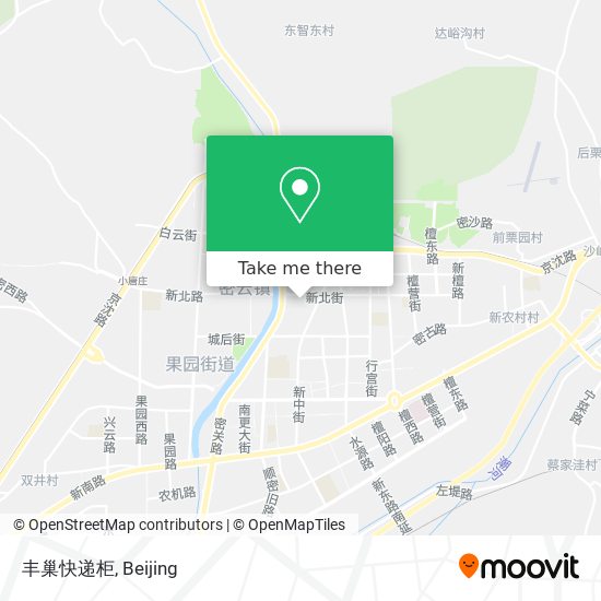 丰巢快递柜 map