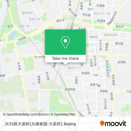 兴35路大渠村(兴康家园-大渠村) map