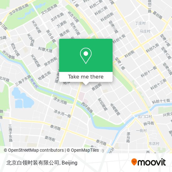 北京白领时装有限公司 map
