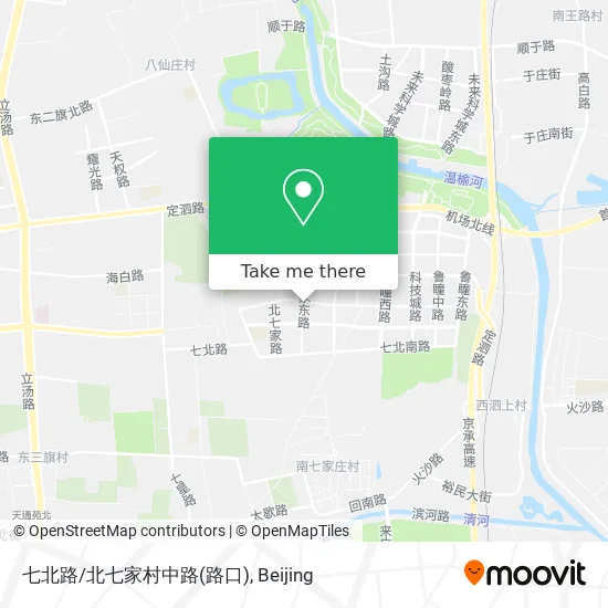 七北路/北七家村中路(路口) map