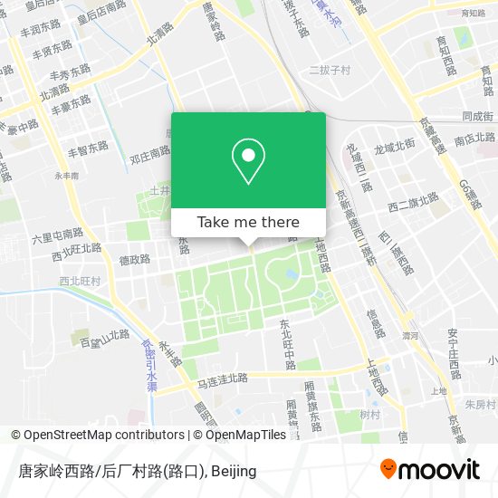 唐家岭西路/后厂村路(路口) map