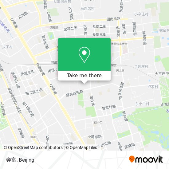 奔富 map