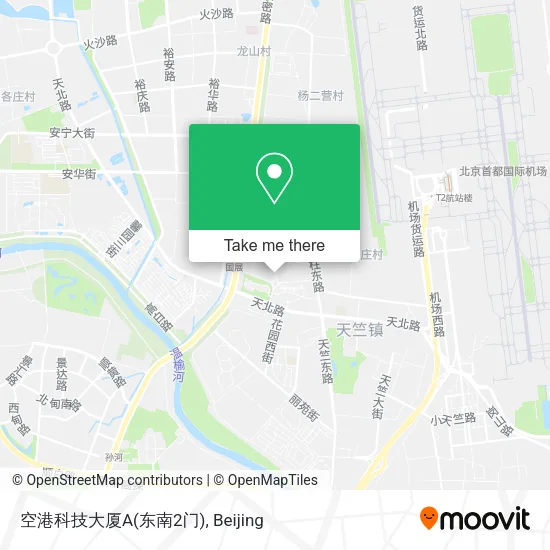 空港科技大厦A(东南2门) map