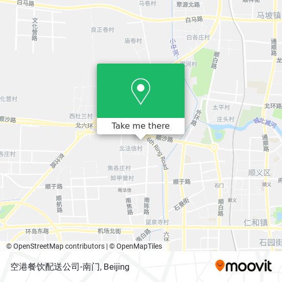空港餐饮配送公司-南门 map