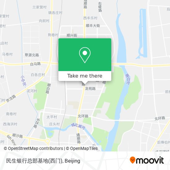 民生银行总部基地(西门) map
