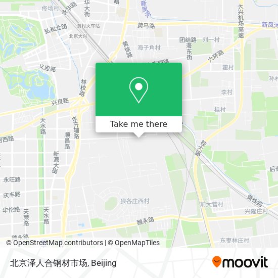 北京泽人合钢材市场 map