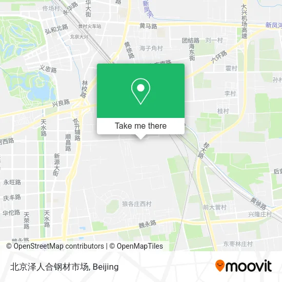 北京泽人合钢材市场 map