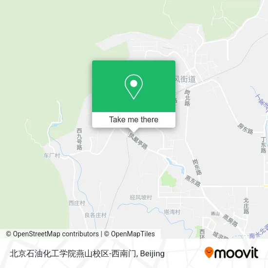 北京石油化工学院燕山校区-西南门 map