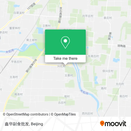 鑫华副食批发 map