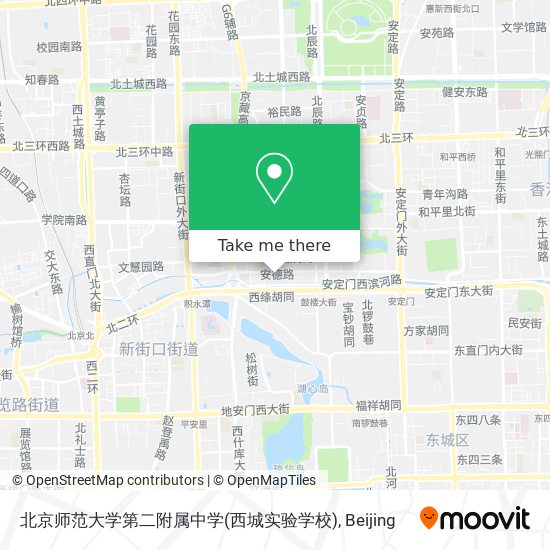 北京师范大学第二附属中学(西城实验学校) map