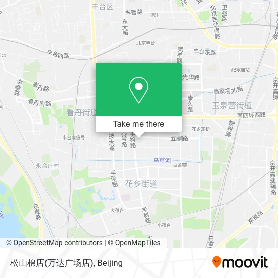 松山棉店(万达广场店) map