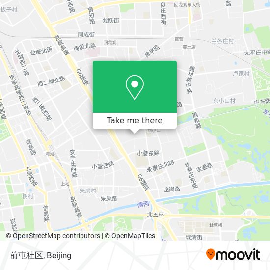 前屯社区 map