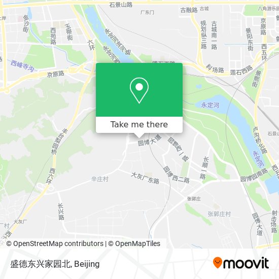 盛德东兴家园北 map