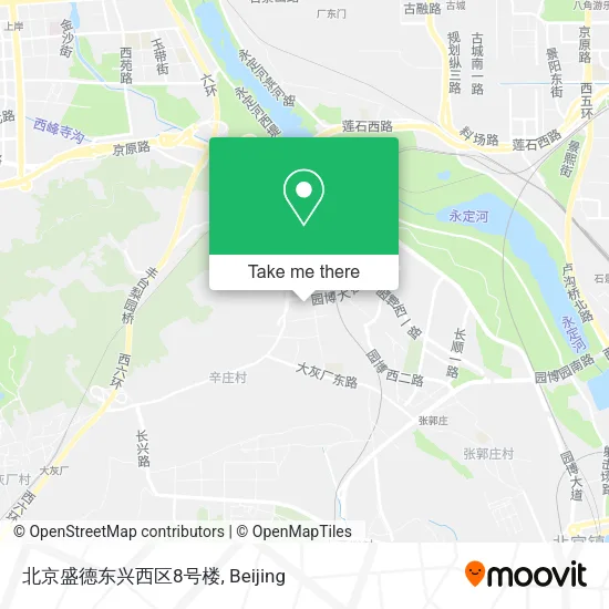 北京盛德东兴西区8号楼 map