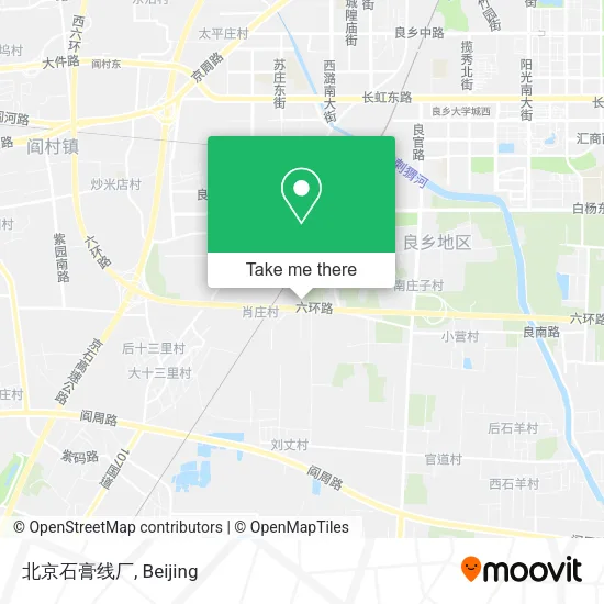 北京石膏线厂 map