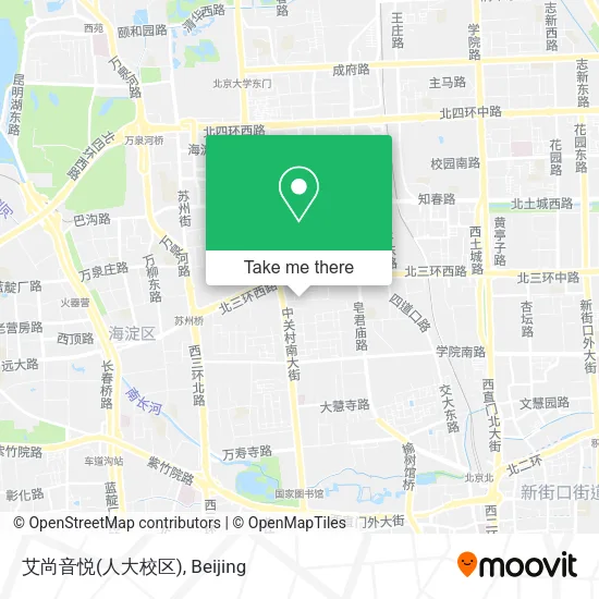 艾尚音悦(人大校区) map
