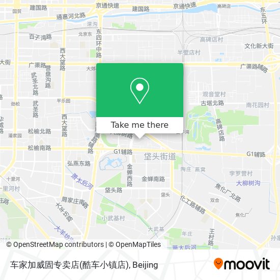车家加威固专卖店(酷车小镇店) map
