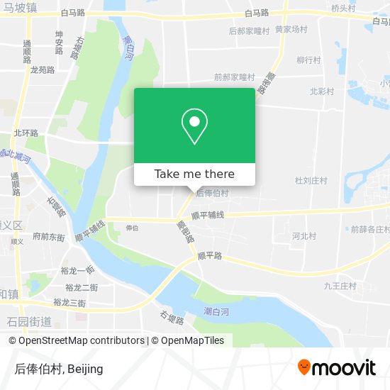 后俸伯村 map