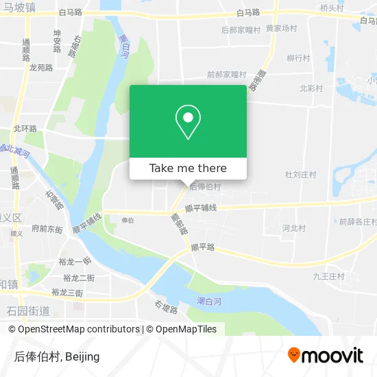 后俸伯村 map