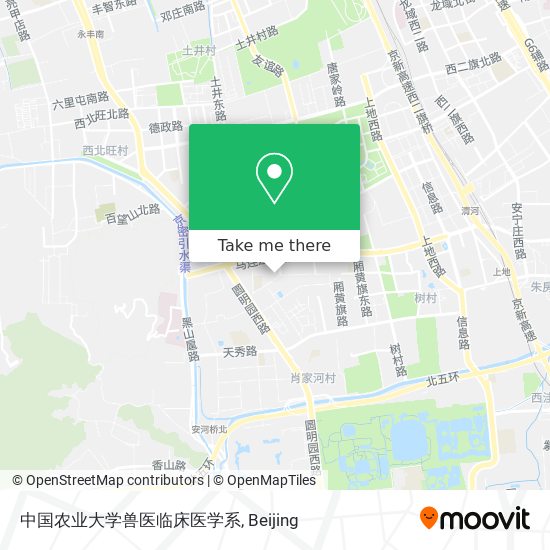中国农业大学兽医临床医学系 map